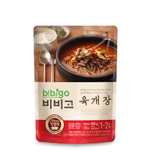 비비고 육개장(500g) 실물 상품 이미지