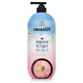 오가니스트 히말라야 핑크솔트 바디워시 리프레싱 민트향(900g) 실물 상품 이미지